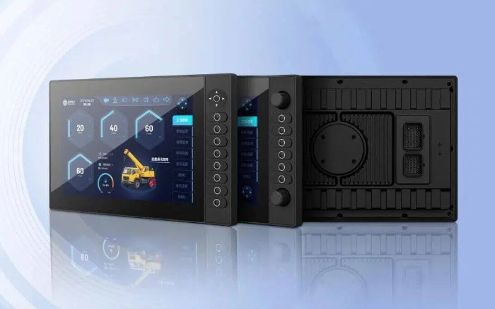 10寸移動(dòng)機(jī)械顯示屏，CAN通信